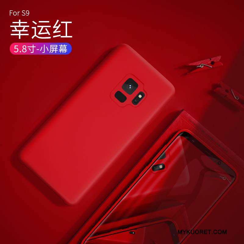 Kuori Samsung Galaxy S9 Pehmeä Neste Musta Ultra, Kotelo Samsung Galaxy S9 Suojaus Murtumaton Ohut