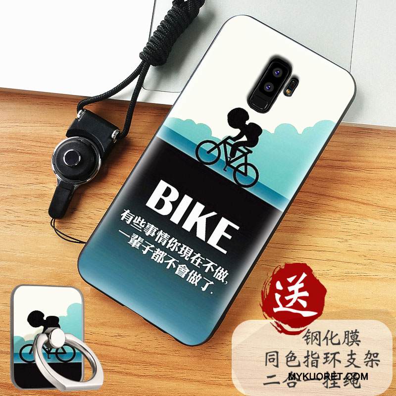 Kuori Samsung Galaxy S9+ Pehmeä Neste Valkoinen Murtumaton, Kotelo Samsung Galaxy S9+ Silikoni Puhelimen Kuoret Pesty Suede