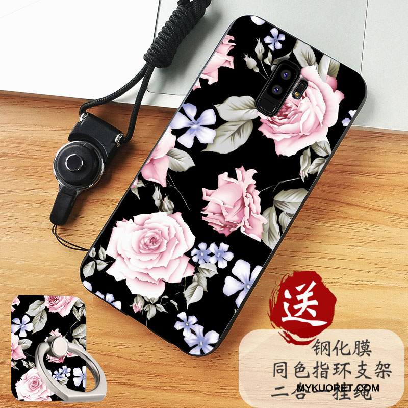 Kuori Samsung Galaxy S9+ Pehmeä Neste Valkoinen Murtumaton, Kotelo Samsung Galaxy S9+ Silikoni Puhelimen Kuoret Pesty Suede