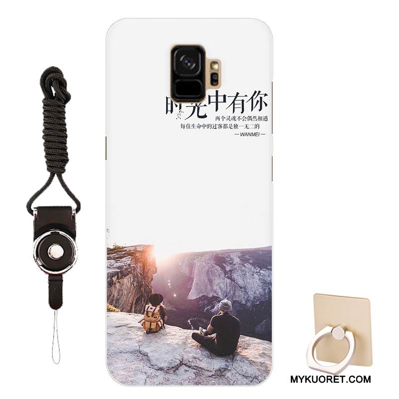 Kuori Samsung Galaxy S9 Sarjakuva Persoonallisuus Sininen, Kotelo Samsung Galaxy S9 Silikoni Puhelimen Kuoret Muokata