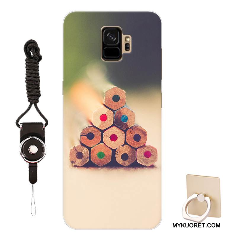 Kuori Samsung Galaxy S9 Sarjakuva Persoonallisuus Sininen, Kotelo Samsung Galaxy S9 Silikoni Puhelimen Kuoret Muokata