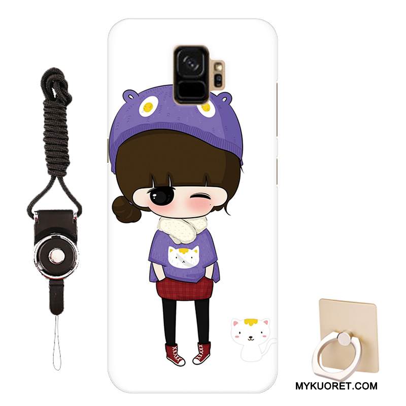 Kuori Samsung Galaxy S9 Sarjakuva Persoonallisuus Sininen, Kotelo Samsung Galaxy S9 Silikoni Puhelimen Kuoret Muokata