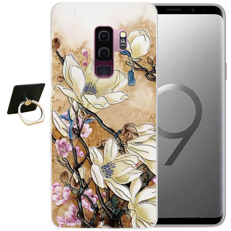 Kuori Samsung Galaxy S9 Sarjakuva Tuuli Puhelimen Kuoret, Kotelo Samsung Galaxy S9 Pehmeä Neste Harmaa
