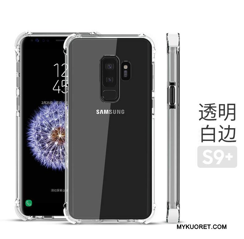 Kuori Samsung Galaxy S9+ Silikoni Läpinäkyvä Murtumaton, Kotelo Samsung Galaxy S9+ Laukut Puhelimen Kuoret Uusi