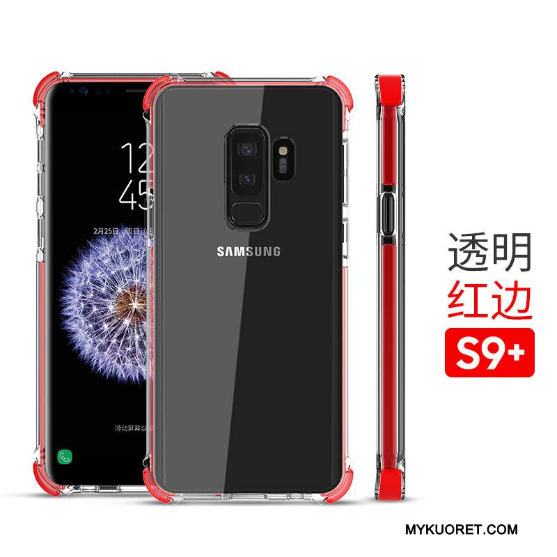 Kuori Samsung Galaxy S9+ Silikoni Läpinäkyvä Murtumaton, Kotelo Samsung Galaxy S9+ Laukut Puhelimen Kuoret Uusi