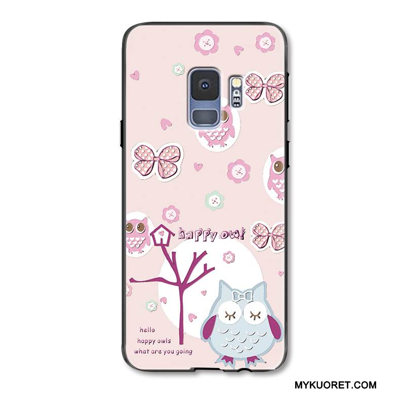 Kuori Samsung Galaxy S9+ Silikoni Pesty Suede Ihana, Kotelo Samsung Galaxy S9+ Sarjakuva Trendi Puhelimen Kuoret