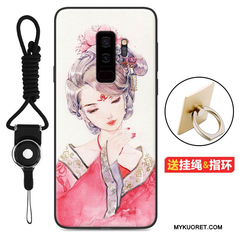 Kuori Samsung Galaxy S9 Silikoni Pesty Suede Murtumaton, Kotelo Samsung Galaxy S9 Laukut Trendi Puhelimen Kuoret