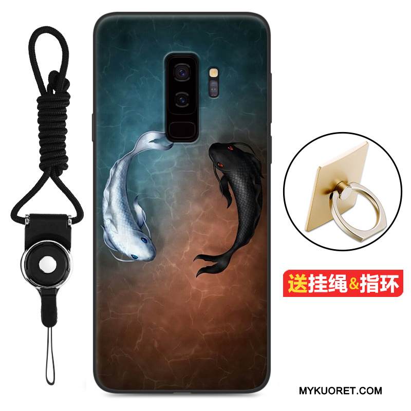 Kuori Samsung Galaxy S9 Silikoni Pesty Suede Murtumaton, Kotelo Samsung Galaxy S9 Laukut Trendi Puhelimen Kuoret