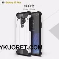 Kuori Samsung Galaxy S9+ Silikoni Puhelimen Kuoret Murtumaton, Kotelo Samsung Galaxy S9+ Luova Kolme Puolustusta Jauhe