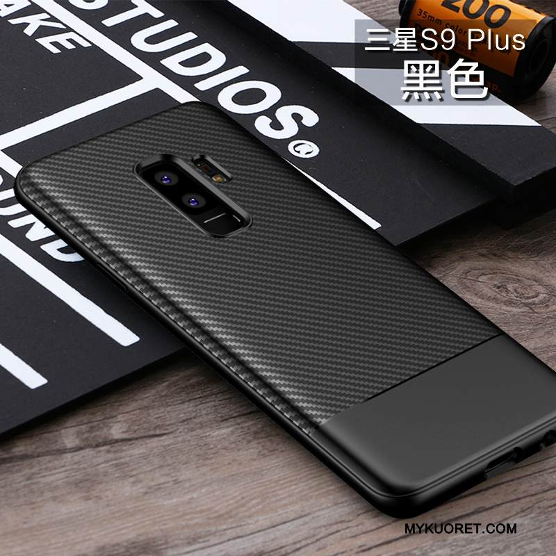 Kuori Samsung Galaxy S9+ Silikoni Punainen Murtumaton, Kotelo Samsung Galaxy S9+ Suojaus Puhelimen Kuoret