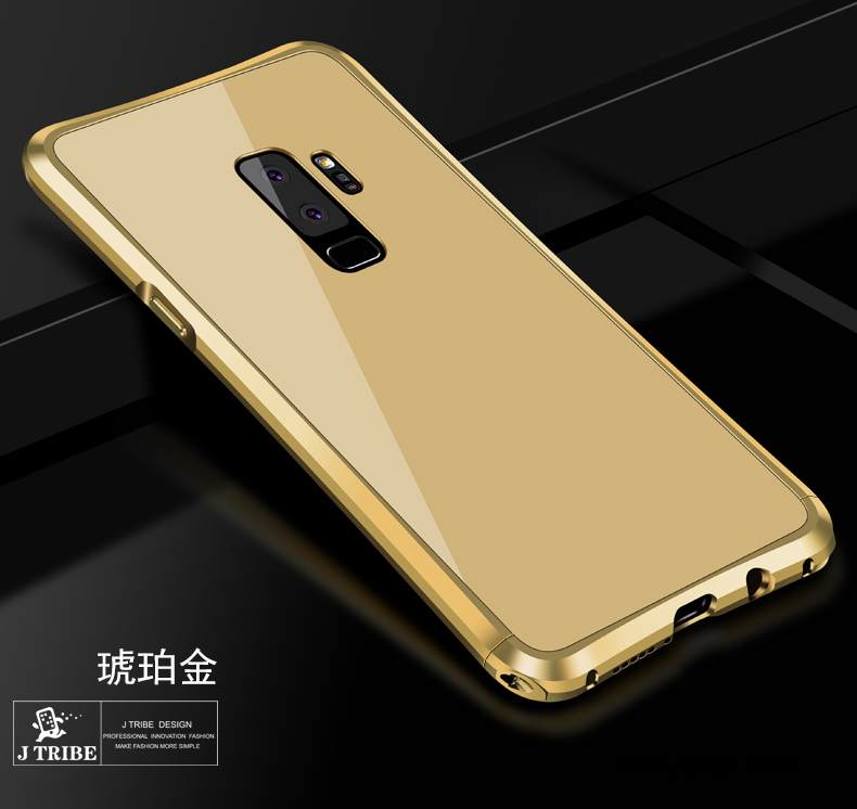 Kuori Samsung Galaxy S9+ Suojaus Kehys Sininen, Kotelo Samsung Galaxy S9+ Laukut Puhelimen Kuoret