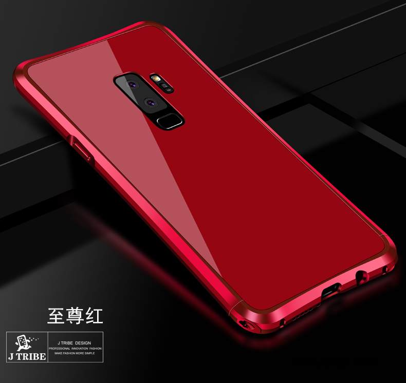 Kuori Samsung Galaxy S9+ Suojaus Kehys Sininen, Kotelo Samsung Galaxy S9+ Laukut Puhelimen Kuoret