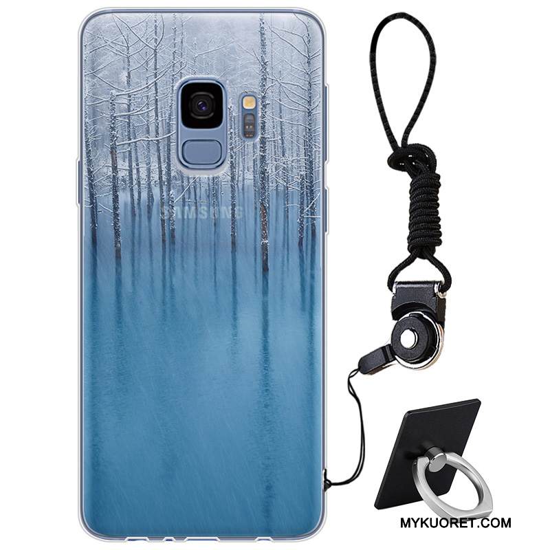 Kuori Samsung Galaxy S9 Suojaus Keltainen Persoonallisuus, Kotelo Samsung Galaxy S9 Pehmeä Neste Tide-brändi Tyylikäs