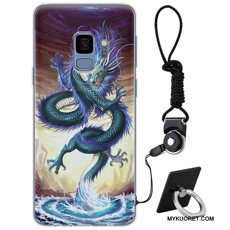 Kuori Samsung Galaxy S9 Suojaus Keltainen Persoonallisuus, Kotelo Samsung Galaxy S9 Pehmeä Neste Tide-brändi Tyylikäs