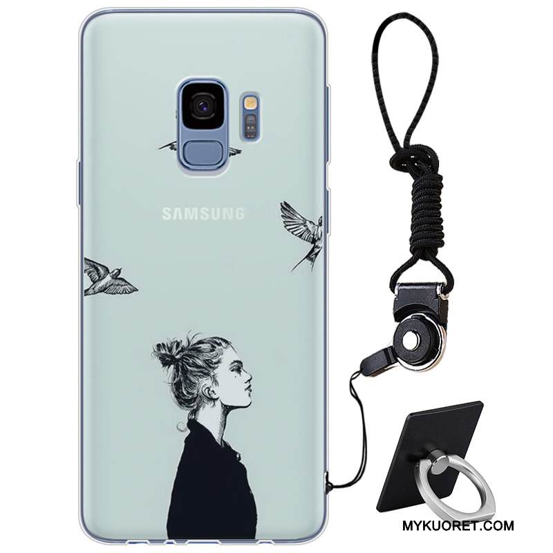 Kuori Samsung Galaxy S9 Suojaus Keltainen Persoonallisuus, Kotelo Samsung Galaxy S9 Pehmeä Neste Tide-brändi Tyylikäs