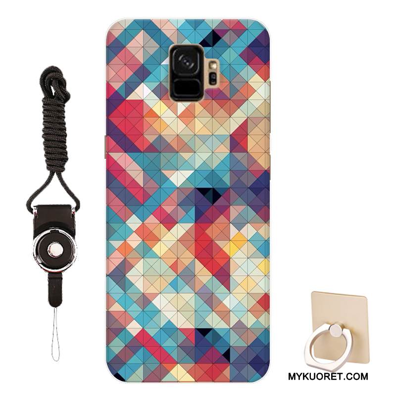 Kuori Samsung Galaxy S9 Suojaus Muokata Malli, Kotelo Samsung Galaxy S9 Sarjakuva Persoonallisuus Musta