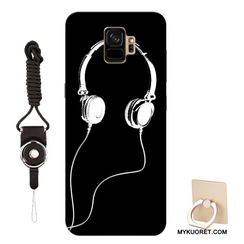 Kuori Samsung Galaxy S9 Suojaus Muokata Malli, Kotelo Samsung Galaxy S9 Sarjakuva Persoonallisuus Musta