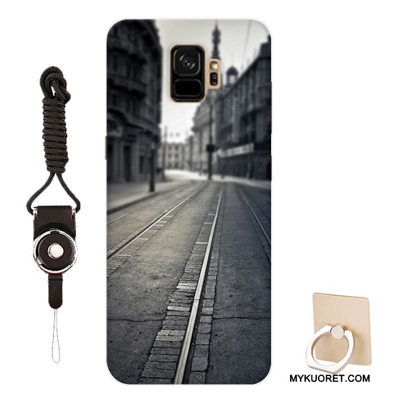 Kuori Samsung Galaxy S9 Suojaus Muokata Malli, Kotelo Samsung Galaxy S9 Sarjakuva Persoonallisuus Musta