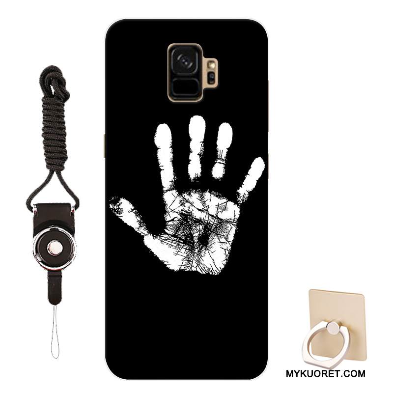 Kuori Samsung Galaxy S9 Suojaus Muokata Malli, Kotelo Samsung Galaxy S9 Sarjakuva Persoonallisuus Musta