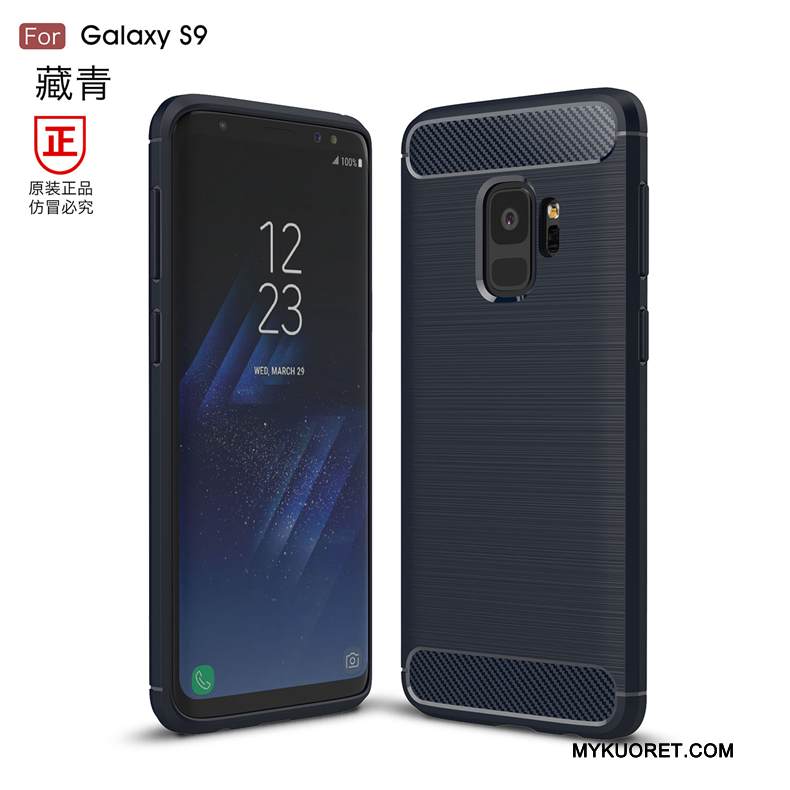 Kuori Samsung Galaxy S9 Suojaus Murtumaton Liiketoiminta, Kotelo Samsung Galaxy S9 Laukut Puhelimen Kuoret Kukkakuvio