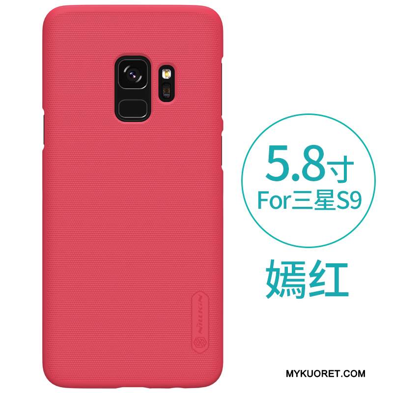 Kuori Samsung Galaxy S9 Suojaus Pesty Suede Puhelimen Kuoret, Kotelo Samsung Galaxy S9 Kova Kulta