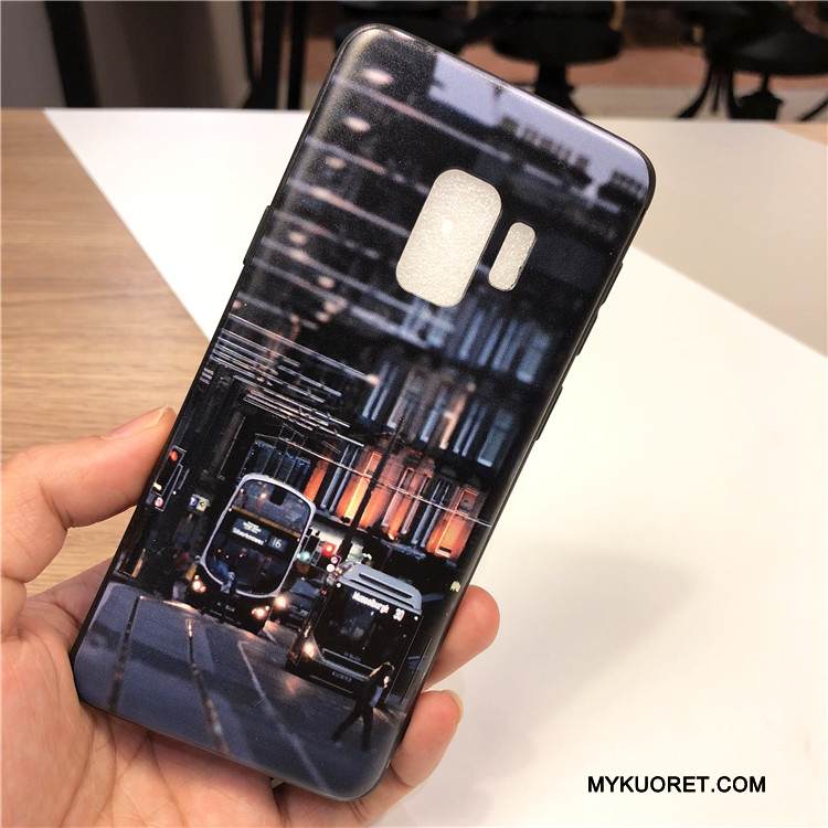 Kuori Samsung Galaxy S9+ Suojaus Sininen Ohut, Kotelo Samsung Galaxy S9+ Laukut Puhelimen Kuoret Ihana