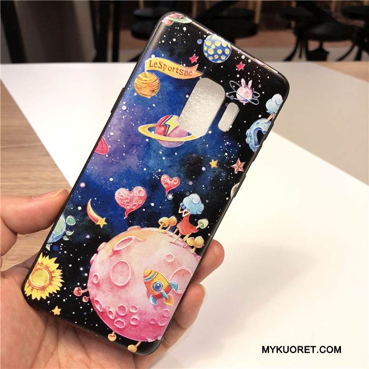 Kuori Samsung Galaxy S9+ Suojaus Sininen Ohut, Kotelo Samsung Galaxy S9+ Laukut Puhelimen Kuoret Ihana