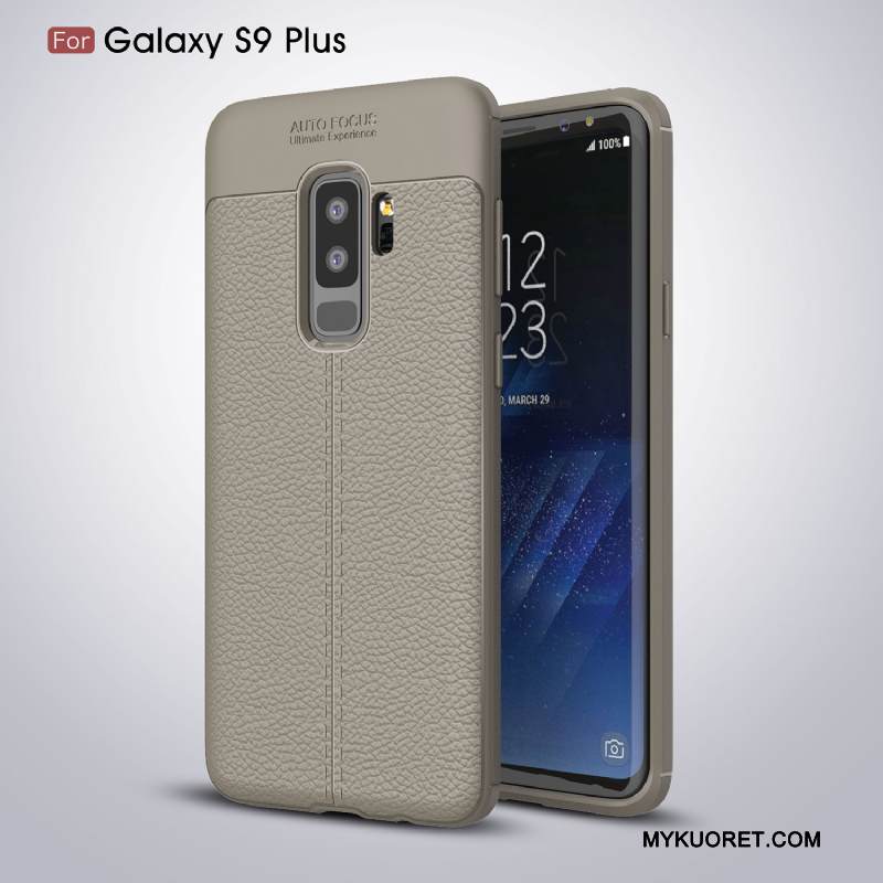 Kuori Samsung Galaxy S9+ Tila Murtumaton Liiketoiminta, Kotelo Samsung Galaxy S9+ Laukut Harmaa Puhelimen Kuoret