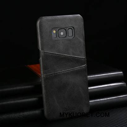 Kuori Samsung Galaxy S9 Tila Takakansi Murtumaton, Kotelo Samsung Galaxy S9 Nahka Punainen