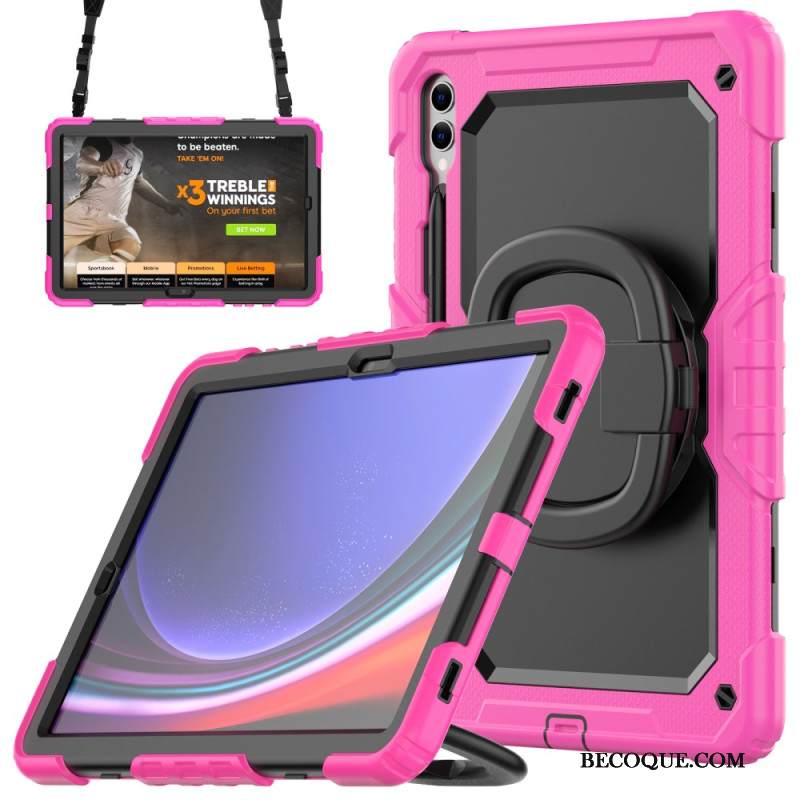 Kuori Samsung Galaxy Tab S10 Plus Erittäin Kestävä Suoja Kynäpidikkeellä Ja Olkahihnalla