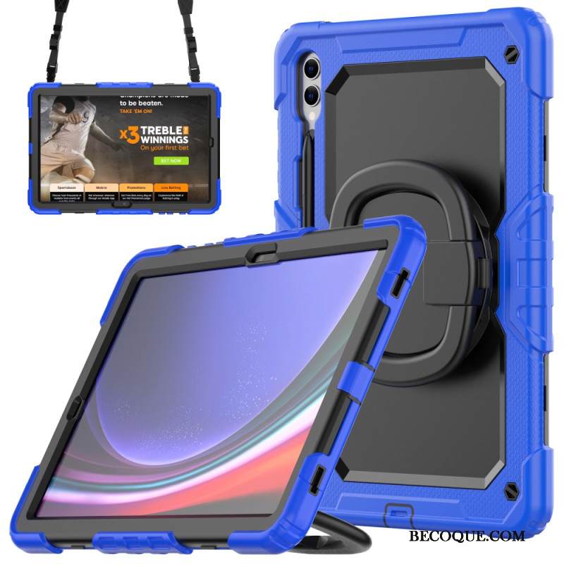 Kuori Samsung Galaxy Tab S10 Plus Erittäin Kestävä Suoja Kynäpidikkeellä Ja Olkahihnalla