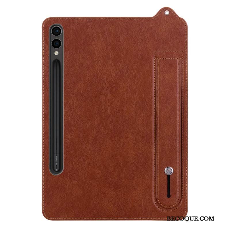 Kuori Samsung Galaxy Tab S11 Ultra Nahkakuvioinen Näytönsuoja Käyttöohjeella Suojakuori