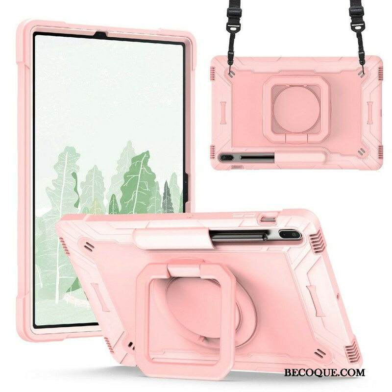 Kuori Samsung Galaxy Tab S7 FE Kiinnike Ja Olkahihna