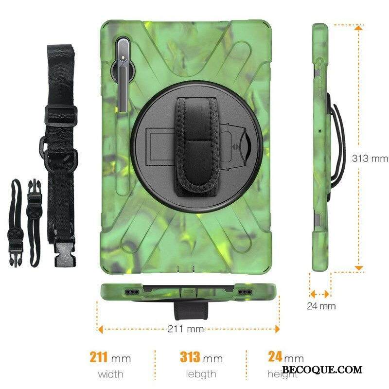 Kuori Samsung Galaxy Tab S8 Plus / Tab S7 Plus Monitoiminen