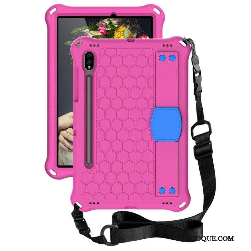 Kuori Samsung Galaxy Tab S8 / Tab S7 Eva Hihnan Tuella Ja Olkahihnalla