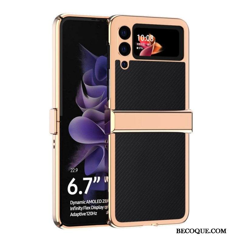 Kuori Samsung Galaxy Z Flip 3 5G Kotelot Flip Hiilikuitu 3 Kpl