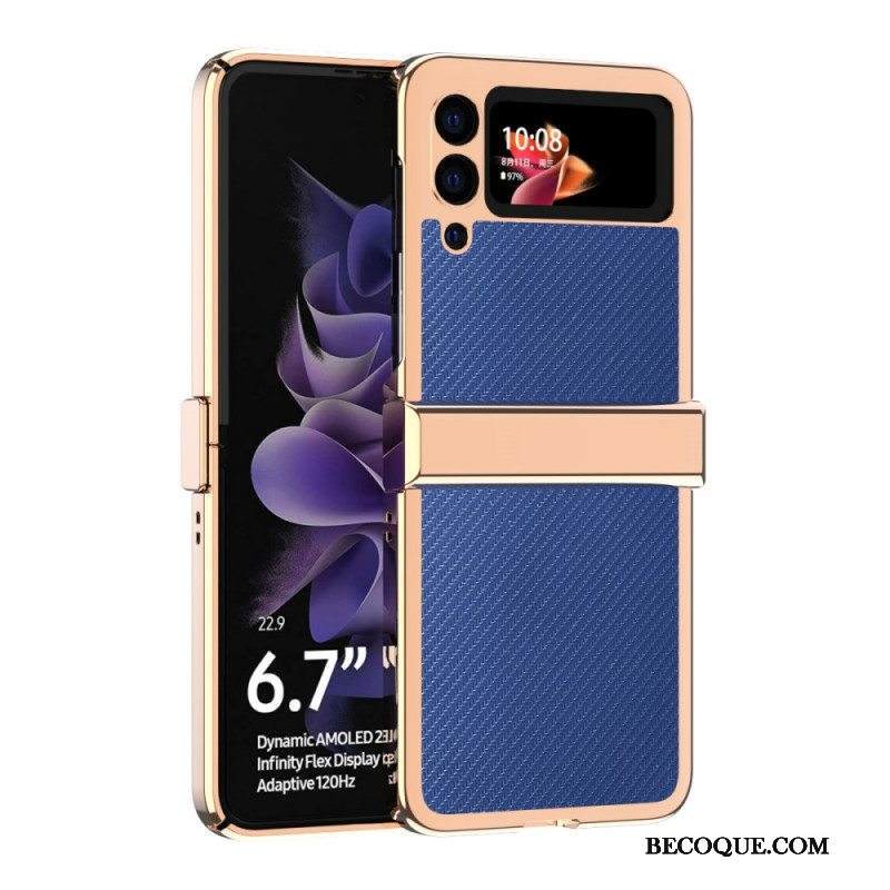 Kuori Samsung Galaxy Z Flip 3 5G Kotelot Flip Hiilikuitu 3 Kpl