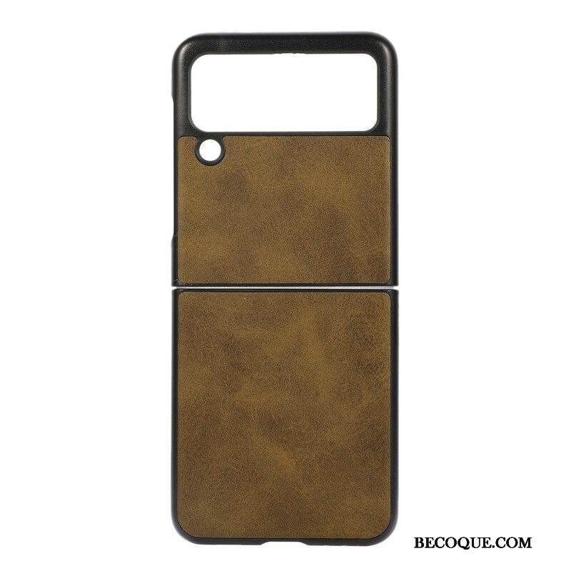 Kuori Samsung Galaxy Z Flip 3 5G Kotelot Flip Keinonahka