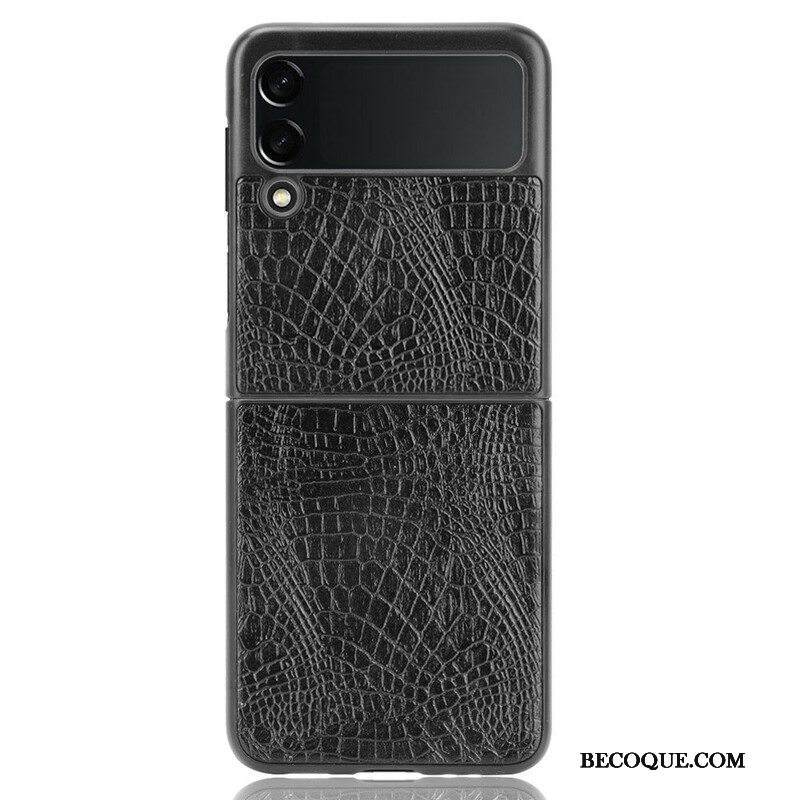 Kuori Samsung Galaxy Z Flip 3 5G Kotelot Flip Krokotiilin Ihovaikutus