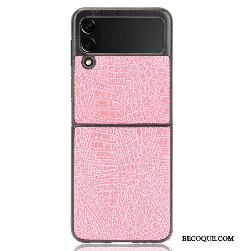 Kuori Samsung Galaxy Z Flip 3 5G Kotelot Flip Krokotiilin Ihovaikutus
