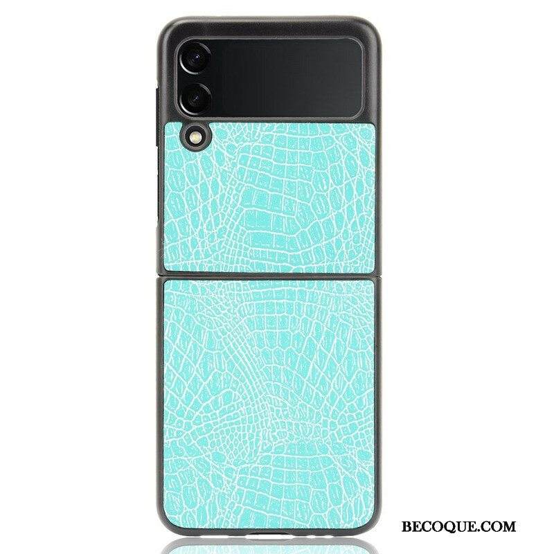 Kuori Samsung Galaxy Z Flip 3 5G Kotelot Flip Krokotiilin Ihovaikutus