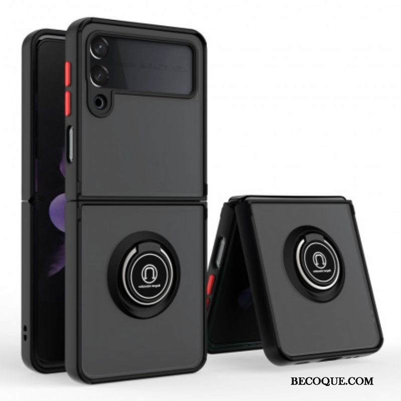 Kuori Samsung Galaxy Z Flip 3 5G Kotelot Flip Pyörivä Rengas