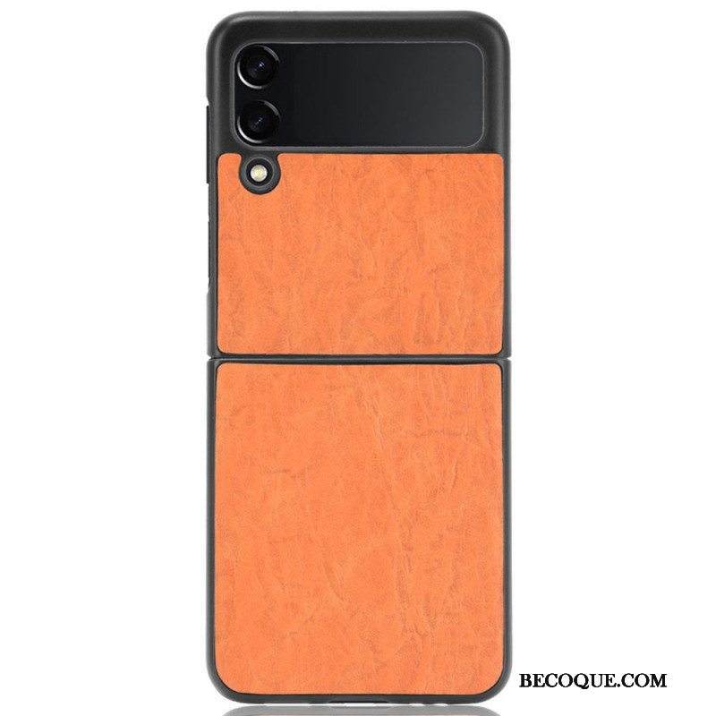 Kuori Samsung Galaxy Z Flip 3 5G Kotelot Flip Suunnittelija Nahkaefekti