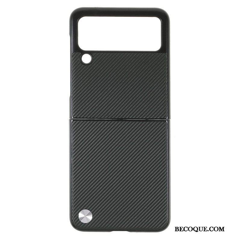 Kuori Samsung Galaxy Z Flip 3 5G Kotelot Flip X-taso Hiilikuitu