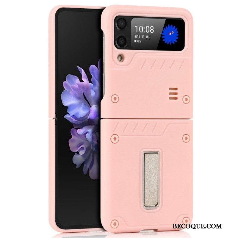 Kuori Samsung Galaxy Z Flip 3 5G Kotelot Flip Yhdistä Jalustan Kanssa