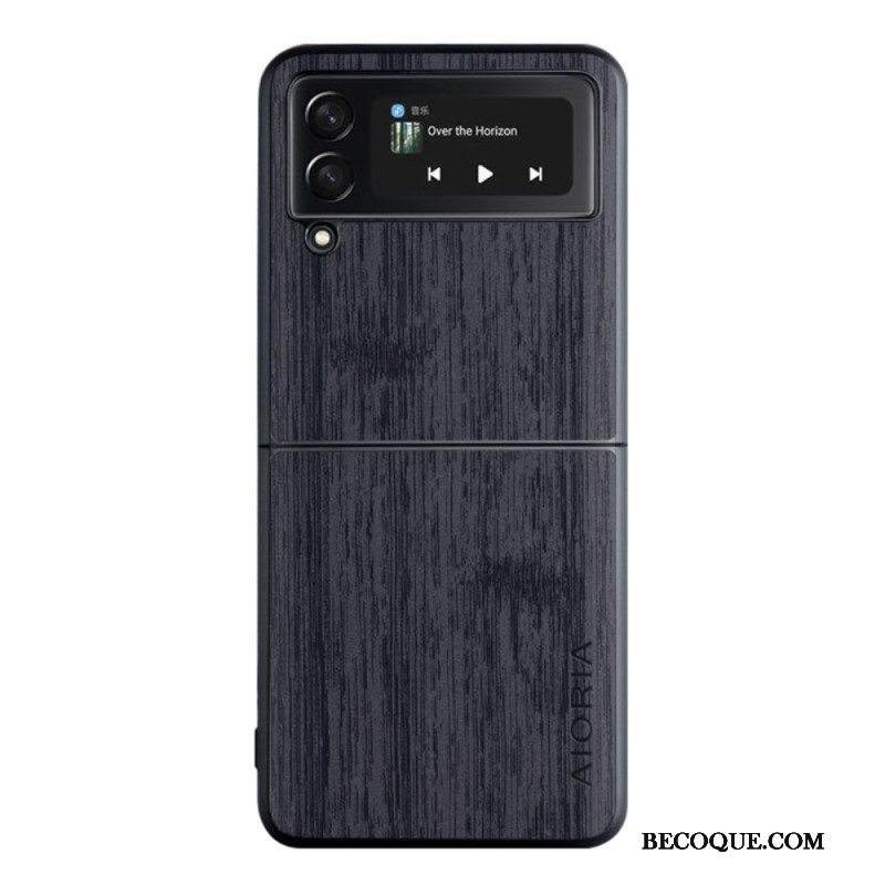 Kuori Samsung Galaxy Z Flip 4 Kotelot Flip Aioria Puuta