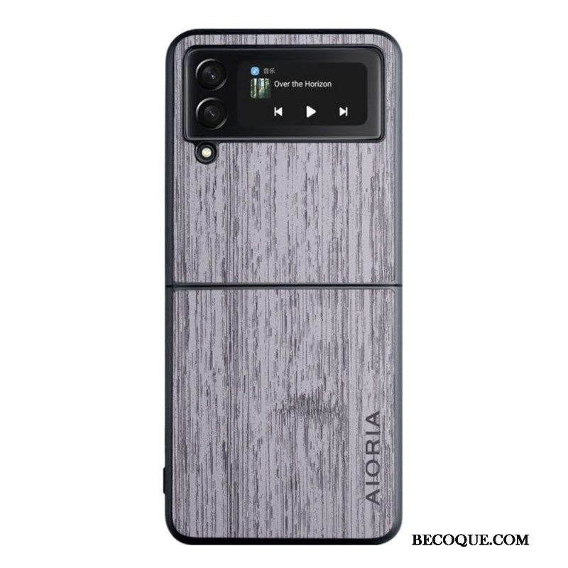 Kuori Samsung Galaxy Z Flip 4 Kotelot Flip Aioria Puuta