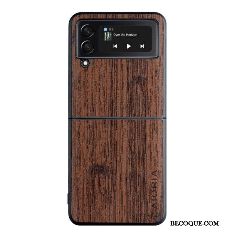 Kuori Samsung Galaxy Z Flip 4 Kotelot Flip Aioria Puuta