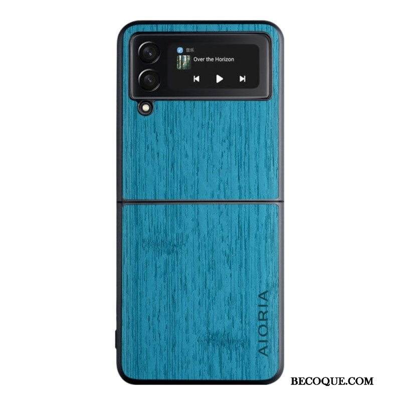 Kuori Samsung Galaxy Z Flip 4 Kotelot Flip Aioria Puuta