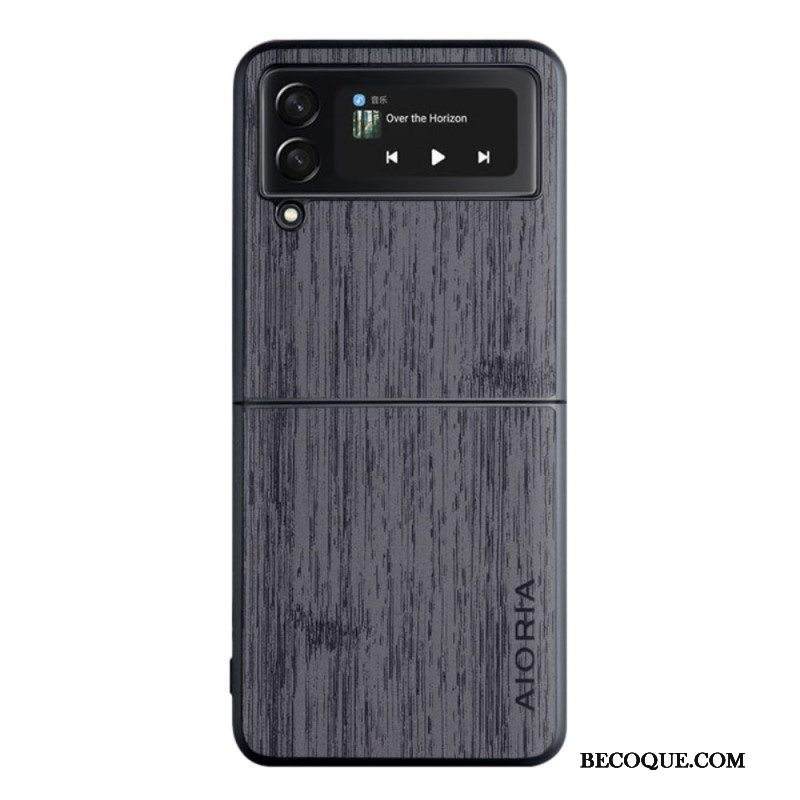 Kuori Samsung Galaxy Z Flip 4 Kotelot Flip Aioria Puuta